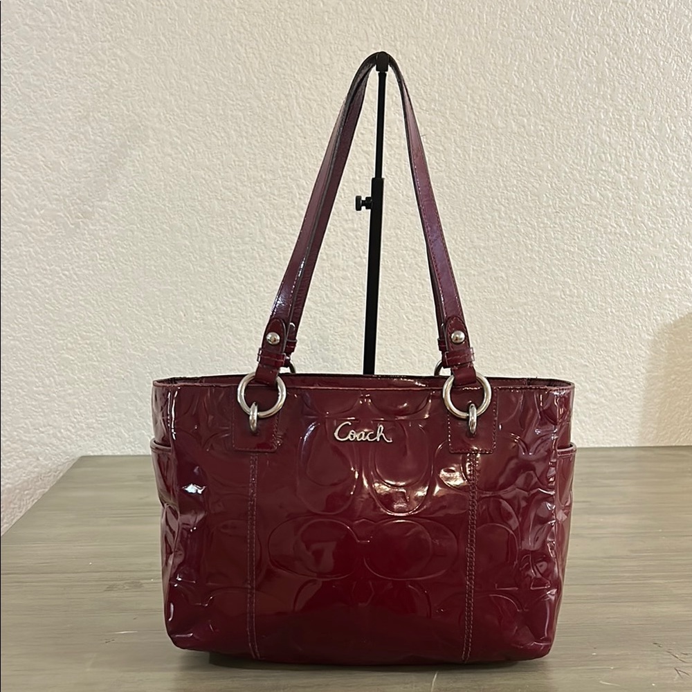 Coach Burgundy Shoulder Bag